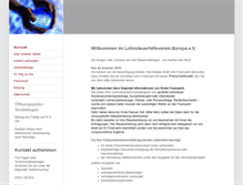 Tablet Screenshot of lohnsteuerhilfeeuropa.de